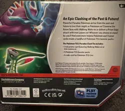 Pokemon Paradox Clash Tin Iron Leaves ex Factory Sealed - Image 2
