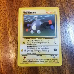 1999 POKEMON 1ST EDITION MAGNEMITE Base Set 53/102 Card - Image 1