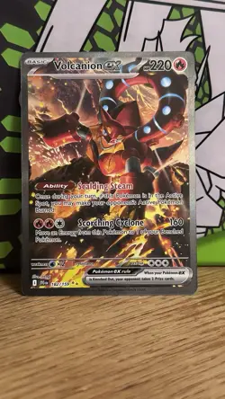 Pokemon TCG Volcanion Ex 182/159 Journey Together SIR NM. Ship Fast! - Image 1
