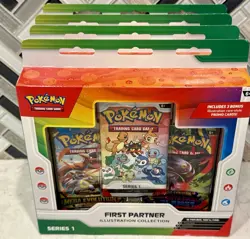 Pokemon TCG First Partner Illustration Collection Series 1 Lot of 4 - Image 2
