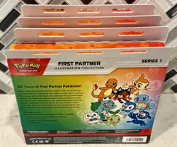 Pokemon TCG First Partner Illustration Collection Series 1 Lot of 4 - Image 4
