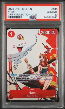 2023 ONE PIECE GIFT COLLECTION 2023 #016 NAMI PSA 10 - Image 1