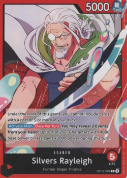Legacy of the Master #OP12-001 Silvers Rayleigh - Image 1
