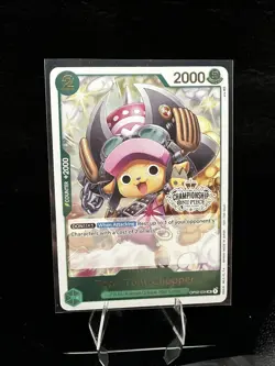 One Piece TCG OP02-034 Store Championship Tony Tony.Chopper Promo - Image 1