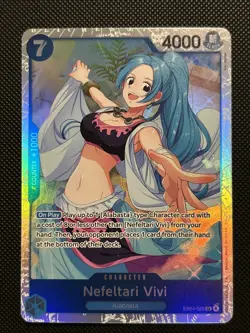 Nefeltari Vivi EB04-025 The Azure Sea's Seven Foil One Piece TCG NM - Image 1