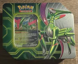 Pokemon Trading Card Game Paradox Clash Iron Leaves ex tin Sealed - Image 1