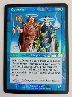 Overtaker FOIL Prerelease Cards NM Near Mint MTG - Image 1