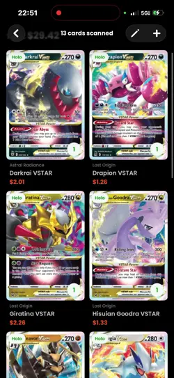Pokemon TCG V Star Lot Of 13 Cards - Image 2
