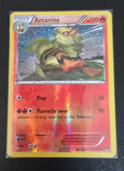 Arcanine Reverse Holo Pokemon TCG XY Breakpoint Card 11/122 LP - Image 1