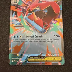 Mega Feraligatr EX 043/217 Ascended Heroes Rare Pokemon TCG Holo Card NM - Image 3