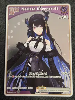 Hololive Official Card Game English Nerissa Ravencroft hBP02-065 (P) FOIL PROMO - Image 1