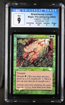 BRANCHSNAP LORIAN Legions Foil U CGC 9 Q++ MTG [Nostalgium] - Image 1