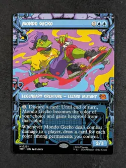 2026 Magic The Gathering - MONDO GECKO Reg Teenage Mutant Ninja Turtle #0231 - Image 1