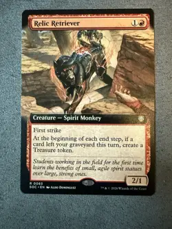 RELIC RETRIEVER Rare Extended Art Secrets of Strixhaven Commander NM MTG - Image 1