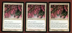 3x Wall of Nets Rare Exodus LP Magic the Gathering MTG - Image 1