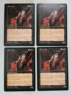 4 Aku Djinn Visions Regular NM Near Mint MTG - Image 2