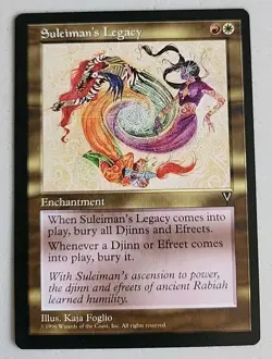Suleiman's Legacy Visions Regular LP Lightly Played MTG - Image 1