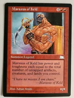 Maraxus of Keld Weatherlight Regular NM Near Mint MTG - Image 1