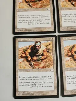 4X Argivian Find Weatherlight Regular NM Near Mint - Image 2
