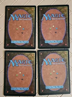 Forest (Pink Flowers Right) Mirage X4 Full Playset NM Near Mint MTG - Image 3