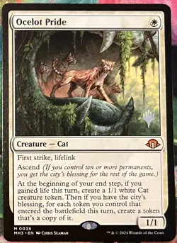 Magic MTG - Ocelot Pride - Non-Foil [Promo Pack] (0038) MH3 Modern Horizons 3 NM - Image 1