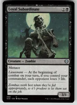 Loyal Subordinate Normal U Starter Commander Decks 90 NM - Image 1