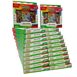 Lot of (22) Pokemon TCG First Partner Illustration Collection Series 1 Boxes NEW - Image 1
