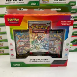Lot of (22) Pokemon TCG First Partner Illustration Collection Series 1 Boxes NEW - Image 2