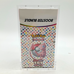 Pokemon TCG 151 MEW EN Booster Bundle Display SEALED w/Acrylic - Image 1