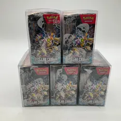 Lot of (5) Pokemon TCG Scarlet & Violet Stellar Crown Booster Boxes SEALED/NEW - Image 3