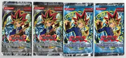 YUGIOH LEGEND OF BLUE EYES METAL RAIDERS 4X 1ST EDITION BOOSTER PACKS PORTUGUESE - Image 1