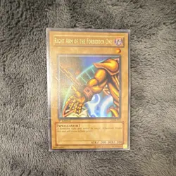 Yu-Gi-Oh! Right Arm of the Forbidden One LOB-122 1st Edition Ultra Rare - Image 1