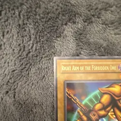 Yu-Gi-Oh! Right Arm of the Forbidden One LOB-122 1st Edition Ultra Rare - Image 2