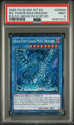 2020 1ST ED #ENS04 BLUE-EYES CHAOS MAX DRAGON PSA 9 - Image 1
