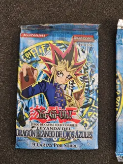 X2 Yugioh Legend of Blue Eyes White Dragon 1st Edition Sealed Booster Packs SP - Image 5