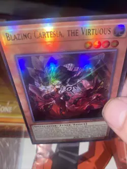 Yugioh! Blazing Cartesia, the Virtuous CH01-EN004 1st Edition - Image 3