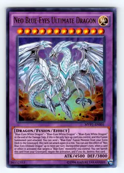 Yugioh Neo Blue-Eyes Ultimate Dragon MVP1-EN001 Ultra Rare - NM 💎 - Image 1