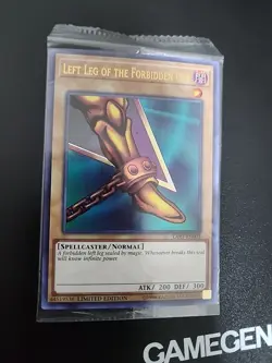 Yu-Gi-Oh Left Leg of the Forbidden One LART-EN003 Sealed - Image 1