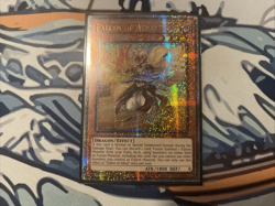 Yugioh Fallen of Albaz Quarter Century Secret Rare New Art RA04-EN034 Near Mint - Image 1