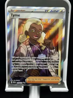 Pokemon TCG Tyme 143/131 Prismatic Evolutions Ultra Rare Full Art Holo Card - Image 1