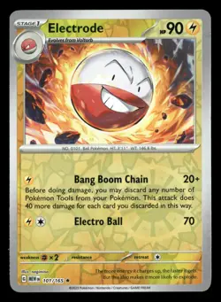 Electrode - 101/165 - Reverse Holo - 151 - Pokemon Card - NM/M - Image 1