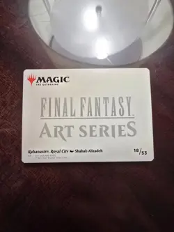 Rabanastre, Royal City - Art Card Final Fantasy: Art Series NM MTG Magic - Image 2