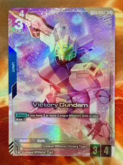 🔥Victory Gundam LR+ GD04-003 Phantom Aria Gundam Card Game Holo 🔥 English - Image 1
