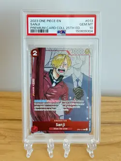 One Piece Sanji Premium Card Collection 25th Anniversary Edition English PSA 10 - Image 1