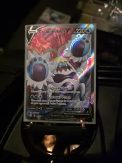 Pokemon Crabominable v Full Art Holo Card 248/264 SWSH08 Fusion Strike - Image 2