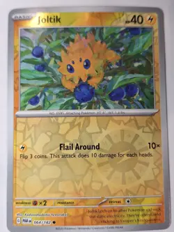 Joltik - 064/182 Sv04: Paradox Rift Pokemon Reverse Holo Foil Nice! - Image 1