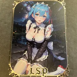 Goddess Story Gold METAL Card - Random Serial Number #/200! Rem Maid ***READ*** - Image 1
