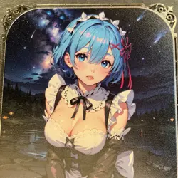 Goddess Story Gold METAL Card - Random Serial Number #/200! Rem Maid ***READ*** - Image 2