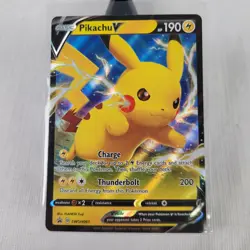 Pikachu V Promo SWSH: Sword & Shield Promo Cards SWSH061 NM - Image 1