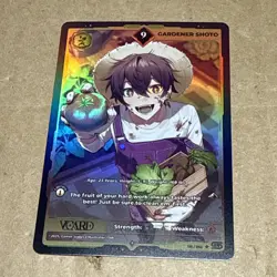 Gardener Shoto 9 Holo 1st Edition Awakened Worlds Card GamerSupps VCard 118/250 - Image 1